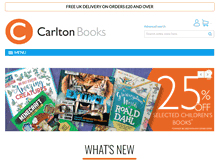 Tablet Screenshot of carltonbooks.co.uk